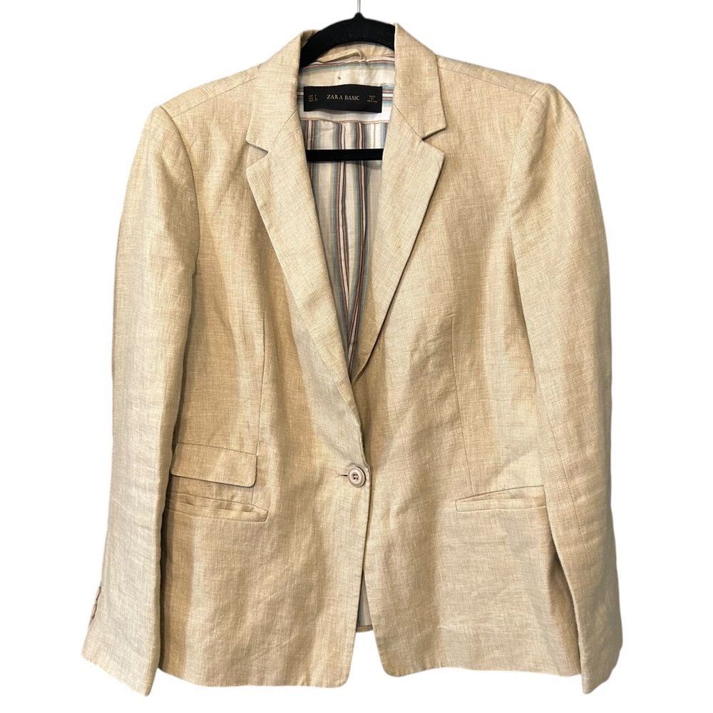 Zara Linen Blazer